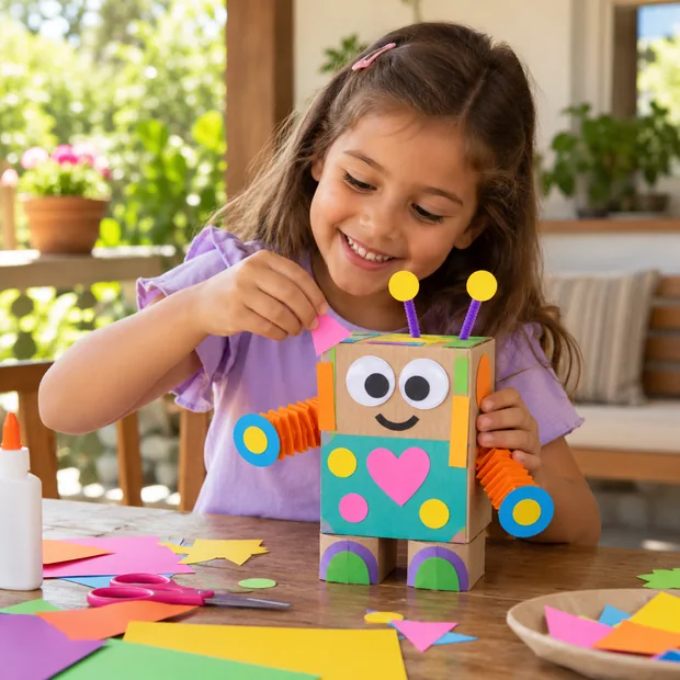 Peque creando en casa con Pequeños Genios