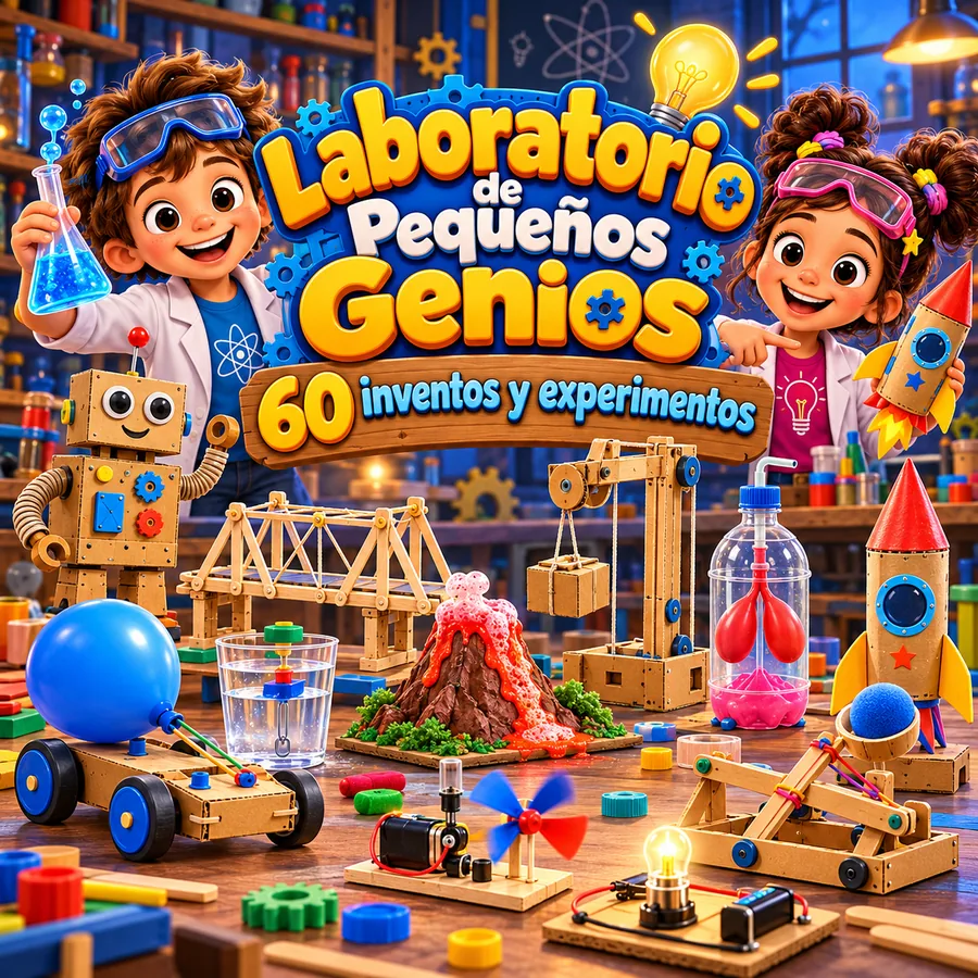 Laboratorio de Pequeños Genios: 60 inventos y experimentos